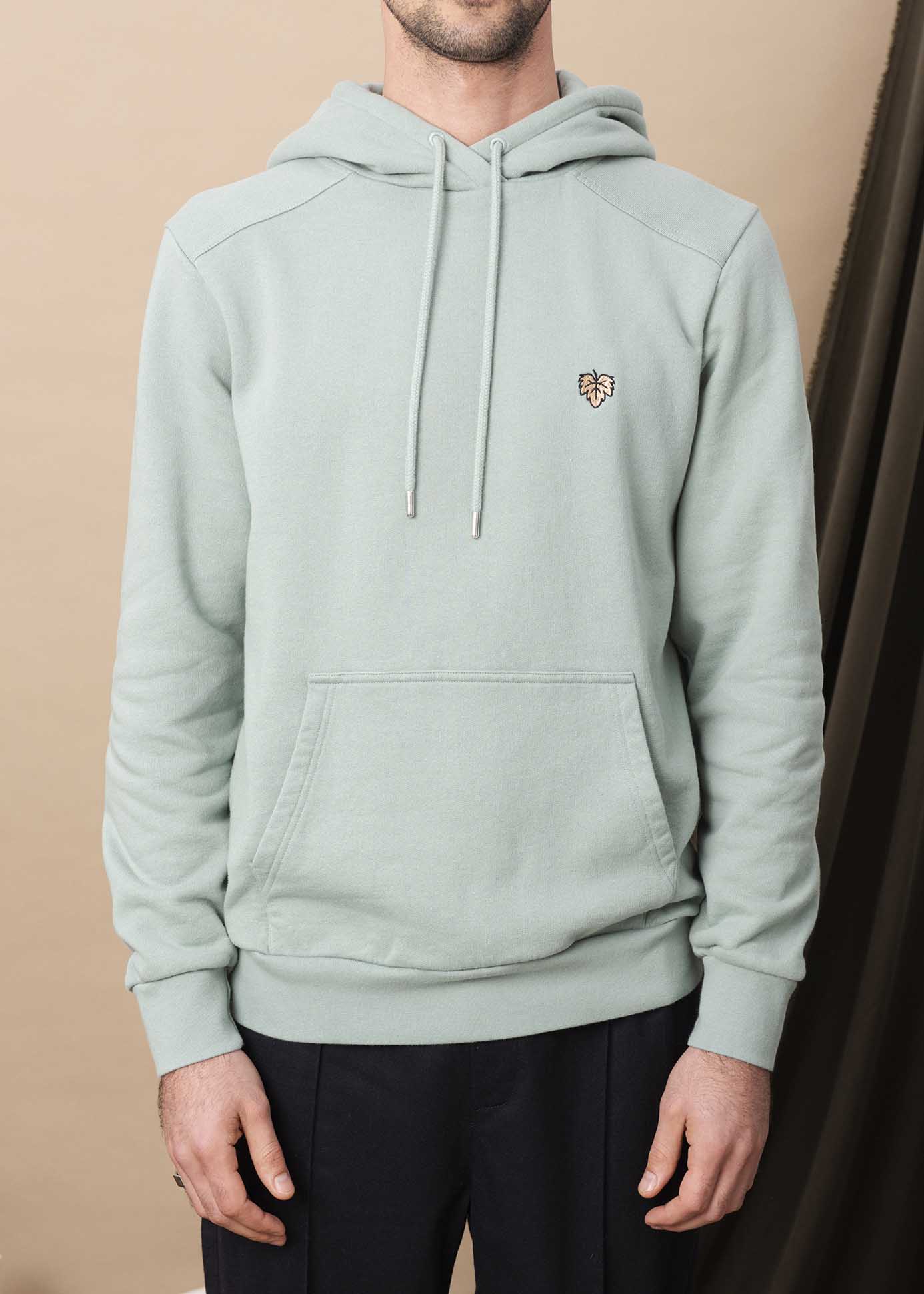 HOODIE CORTON EUCALYPTUS