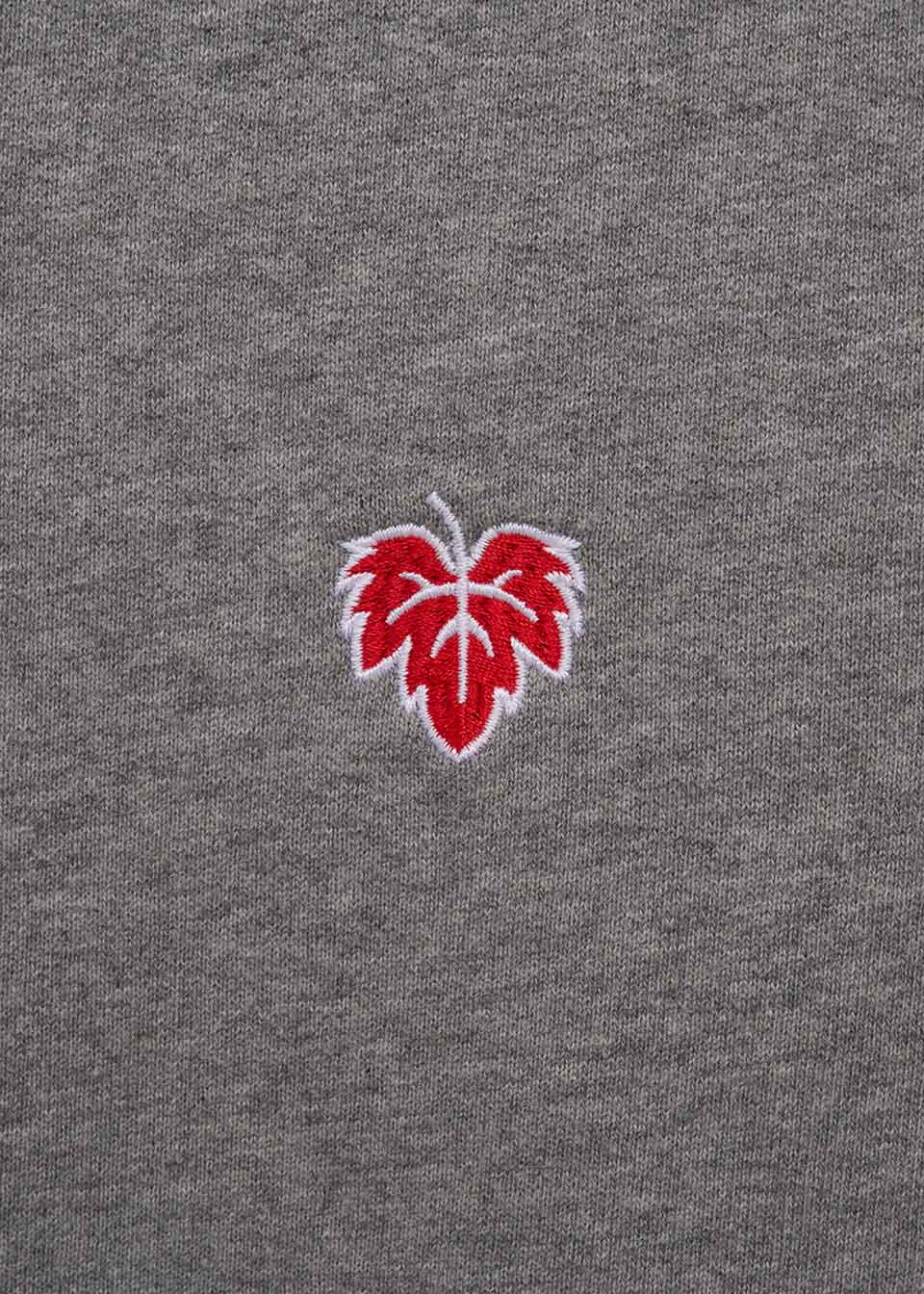 HOODIE CORTON GRIS CHINÉ