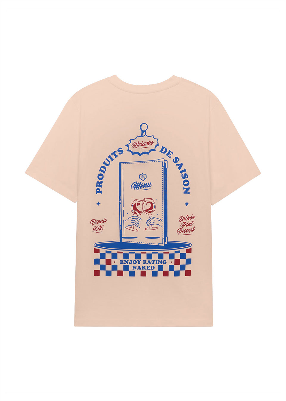 T-SHIRT EATING NAKED ROSE